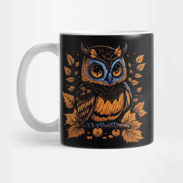 halloween owl by Roshan